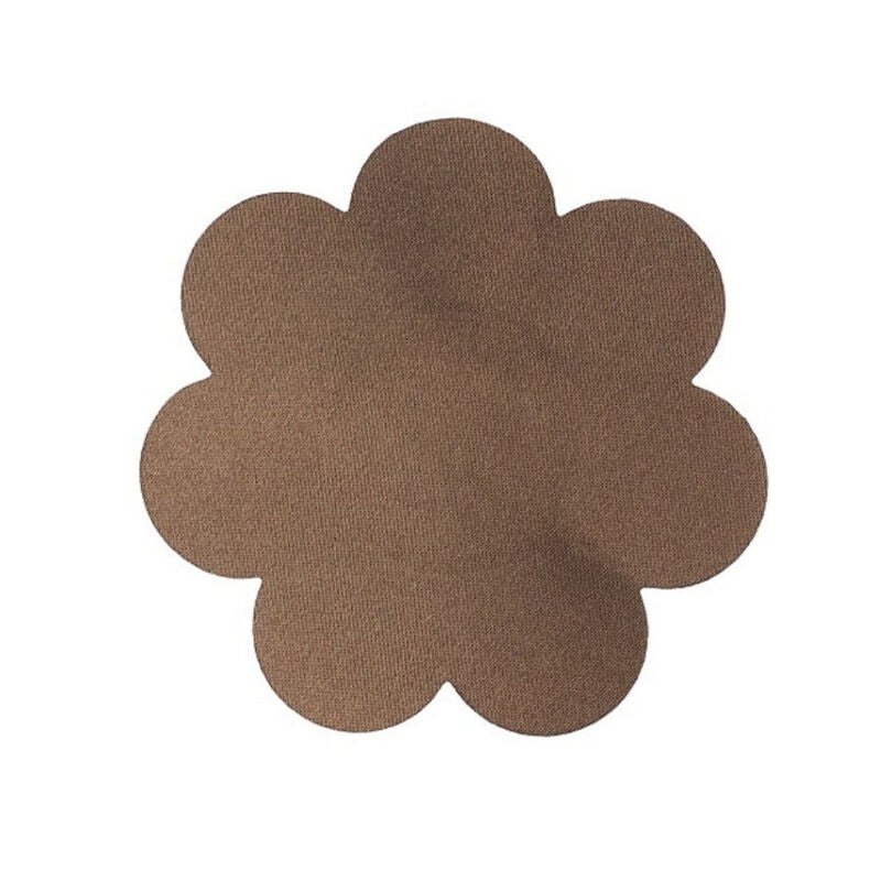 BYE-BRA - CINTA CORPORAL 5 MX 6,5 CM + 3 PARES DE CUBREPEZONES MARRONES