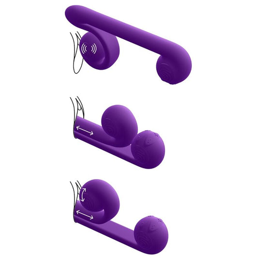 SNAIL VIBE - VIBRADOR MULTIUSOS MORADO