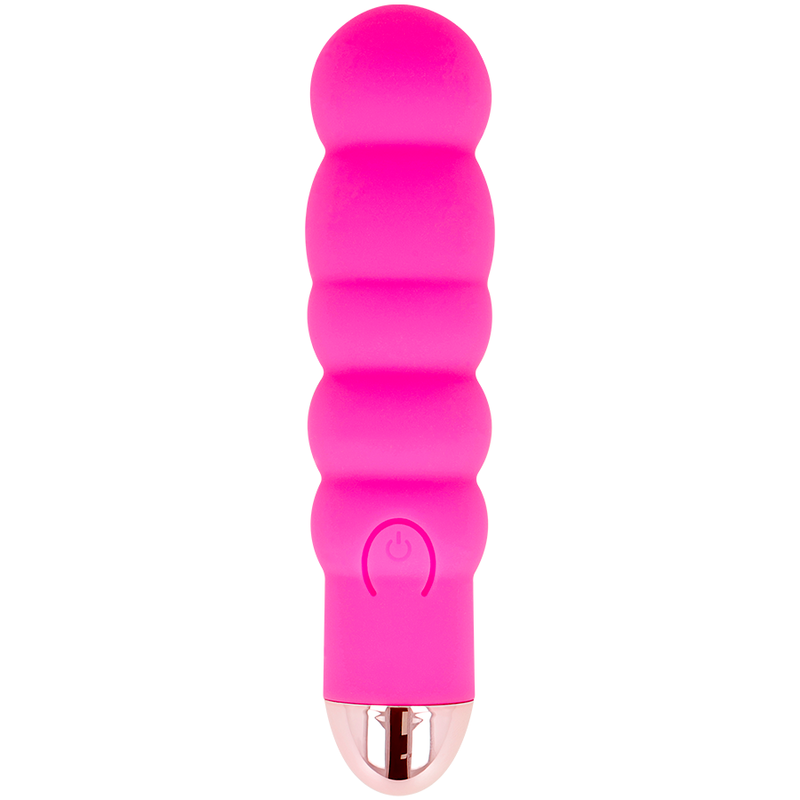 DOLCE VITA - VIBRADOR RECARGABLE SEIS ROSA 7 VELOCIDADES