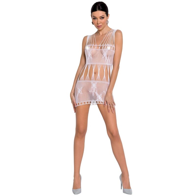 PASSION - WOMEN'S BS090 WHITE BODYSTOCK ONE SIZE