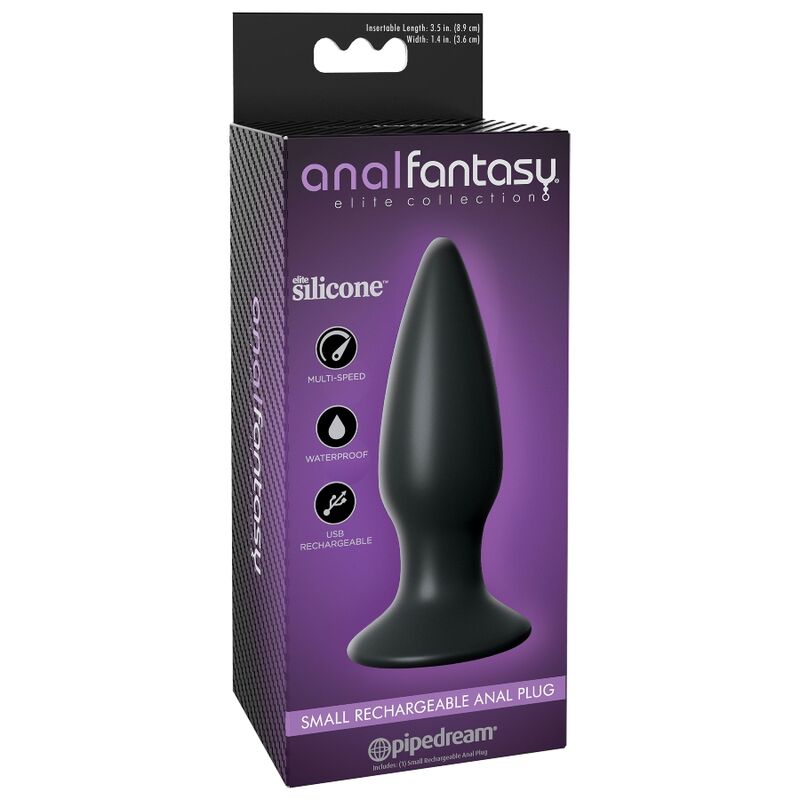 ANAL FANTASY ELITE COLLECTION - PEQUEÑO PLUG ANAL RECARGABLE
