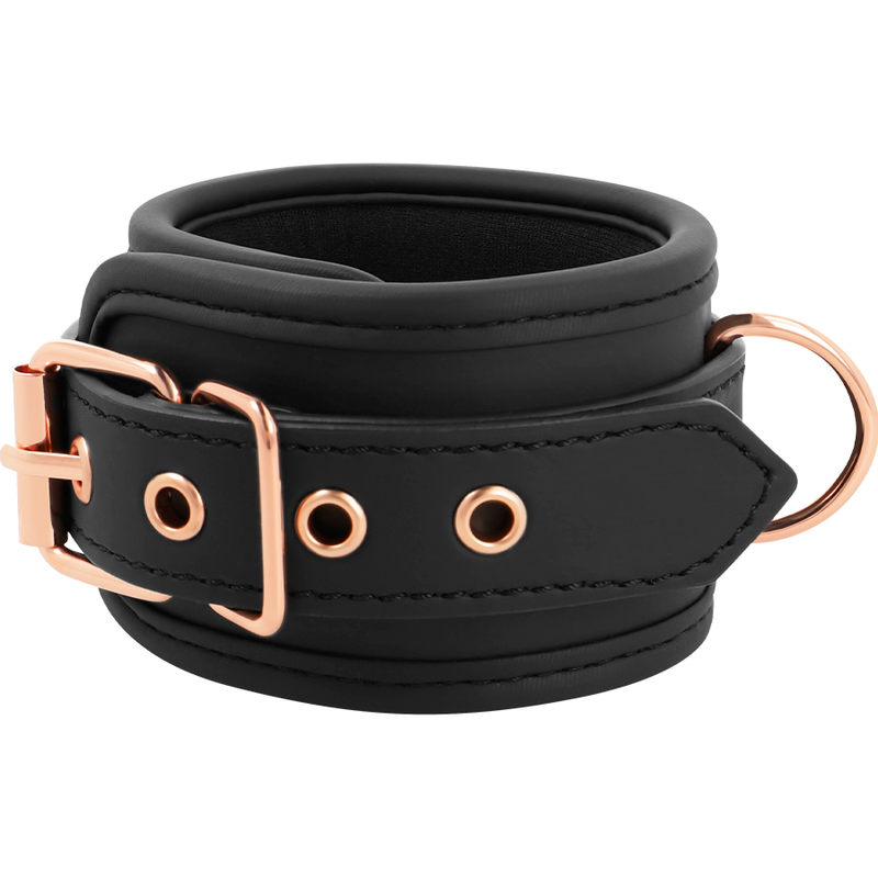 COQUETTE CHIC DESIRE - VEGAN FANTASY LEATHER CUFFS WITH NOPRENE LINING