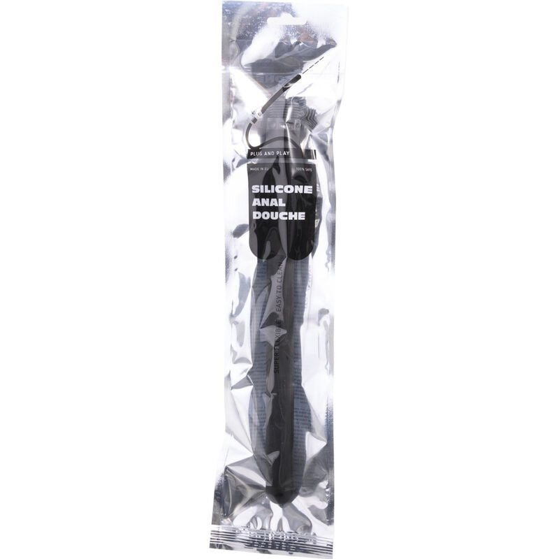 TODO NEGRO - DUCHA ANAL DE SILICONA DE 27 CM