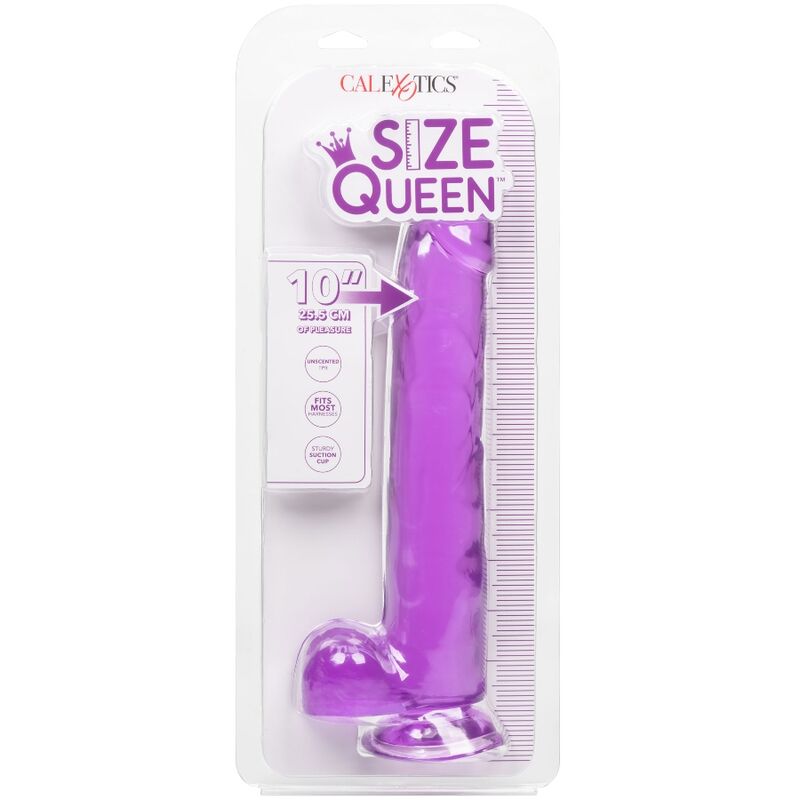 CALEXOTICS - PURPLE QUEEN SIZE DILDO 25.5 CM