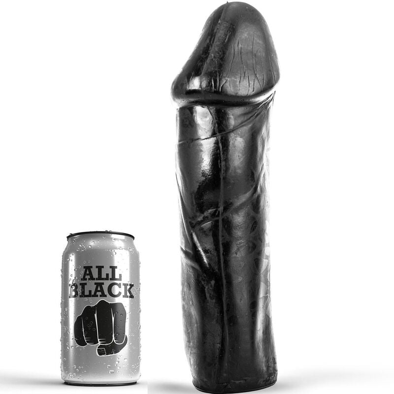 TODO NEGRO - PENE DE 28 CM SIN TESTICULOS