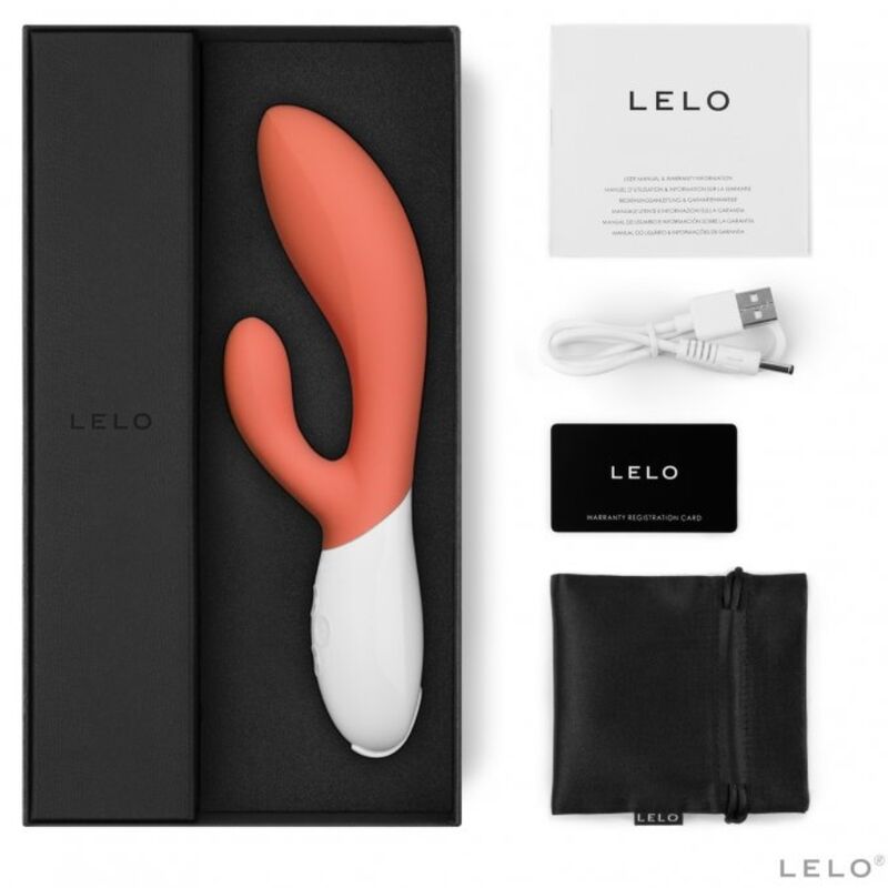 LELO - INA 3 DELUXE CORAL RABBIT VIBRATOR
