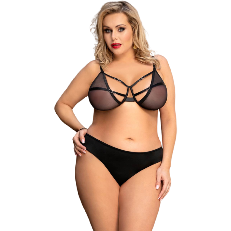 QUEEN LINGERIE - TWO-PIECE SET S/M