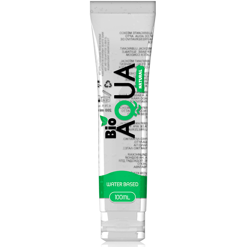BIOAQUA - LUBRICANTE A BASE DE AGUA CON INGREDIENTES NATURALES 100 ML