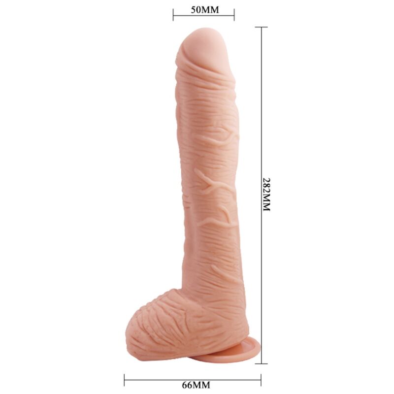 BAILE - DILDO DE PIEL REALISTA ALEX 27 CM