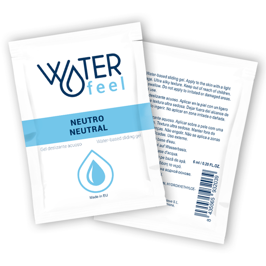 WATERFEEL - GEL DESLIZANTE NEUTRO A BASE DE AGUA 6 ML