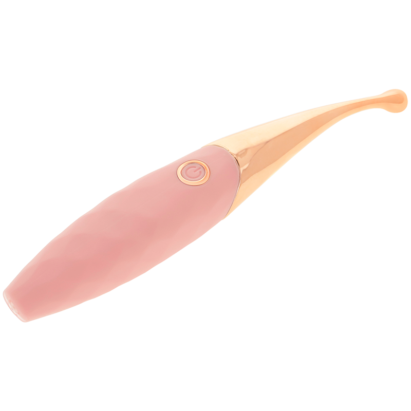 OHMAMA - ESTIMULADOR DE CLÍTORIS RECARGABLE 36 MODOS ROSA-ROSA DORADO