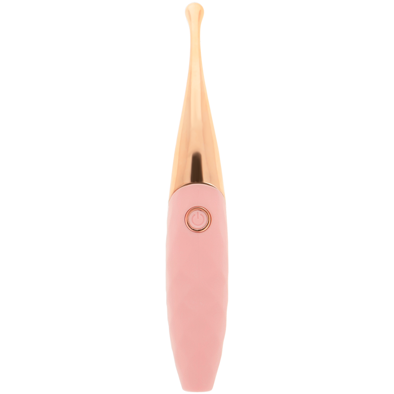 OHMAMA - ESTIMULADOR DE CLÍTORIS RECARGABLE 36 MODOS ROSA-ROSA DORADO