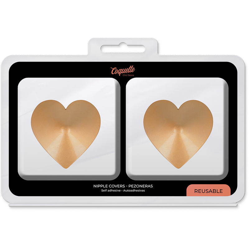 COQUETTE CHIC DESIRE - CUBREPUNTAS CORAZÓN DORADO