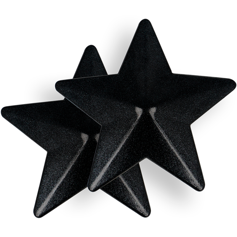 COQUETTE CHIC DESIRE - CUBREPUNTAS ESTRELLAS NEGRAS