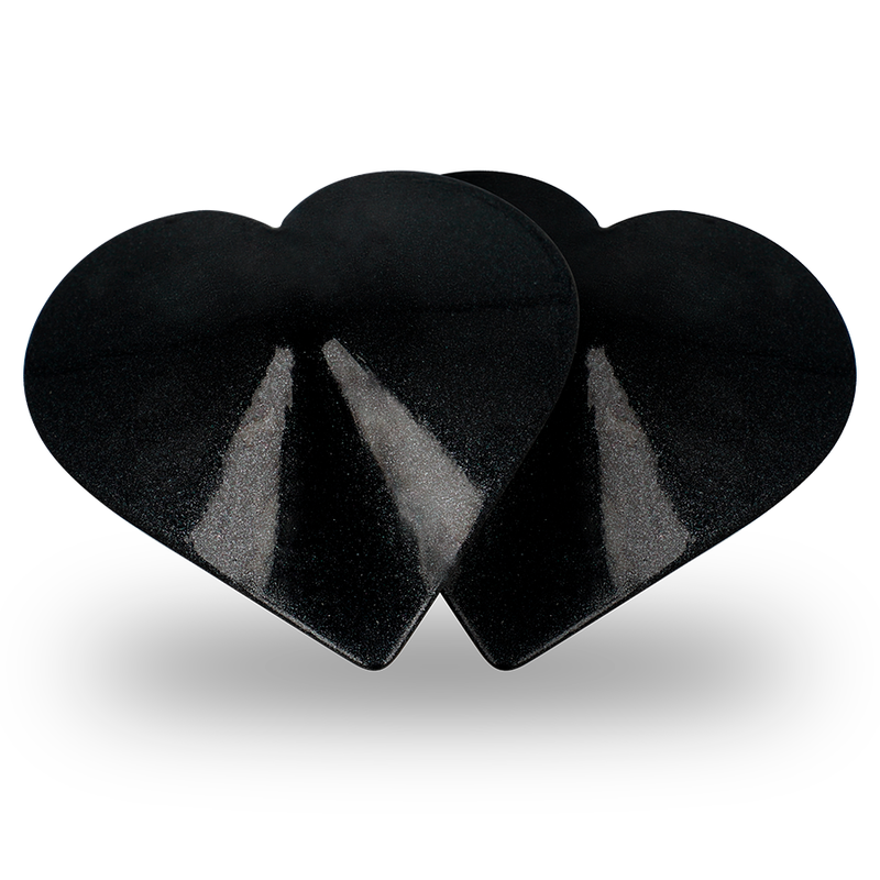 COQUETTE CHIC DESIRE - TAPAS DE BOQUILLA CORAZONES NEGROS