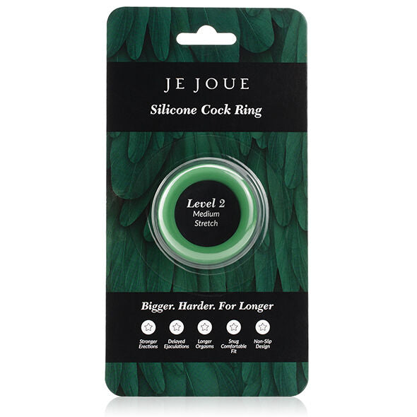 JE JOUE - ANILLO DE SILICONA VERDE CHOKE MEDIANO
