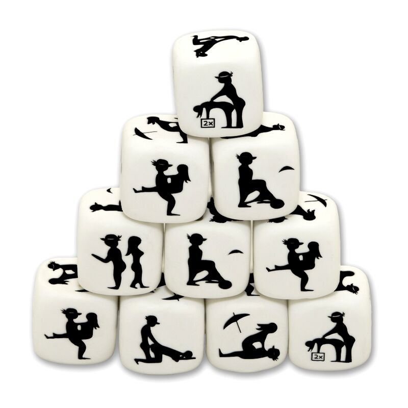 SPICY DEVIL - WHITE POSE DICE
