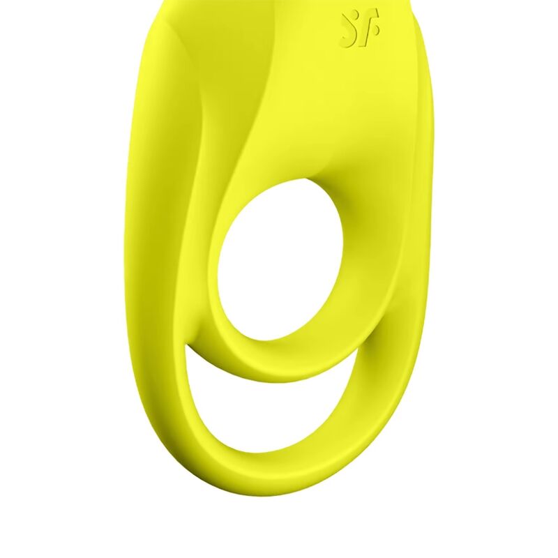 SATISFYER - SPECTACULAR DUO RING YELLOW VIBRATOR