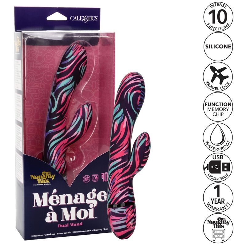 CALEXOTICS - VIBRADOR DOBLE MENAGE A MOI