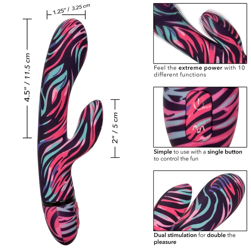 CALEXOTICS - VIBRADOR DOBLE MENAGE A MOI