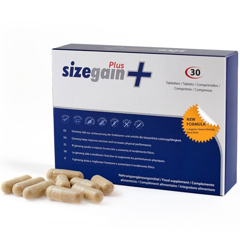 500 COSMETICS - SIZEGAIN PLUS PILLS FOR PENIS ENLARGEMENT