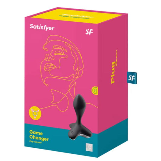 SATISFYER - VIBRADOR PLUG GAME CHANGER ROSA