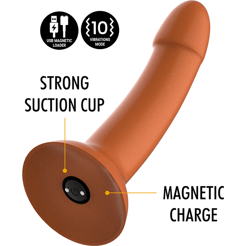 MITOLOGÍA - DILDO RUNE ROYAL M - VIBRADOR WATCHME TECNOLOGÍA INALÁMBRICA COMPATIBLE