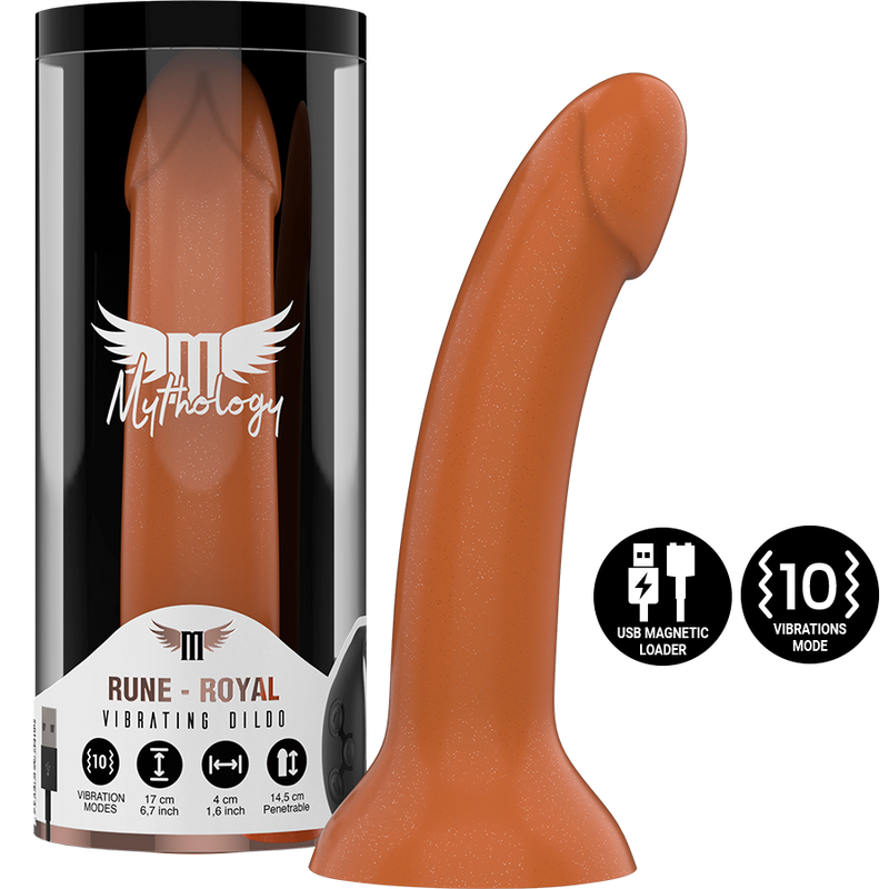 MITOLOGÍA - DILDO RUNE ROYAL M - VIBRADOR WATCHME TECNOLOGÍA INALÁMBRICA COMPATIBLE