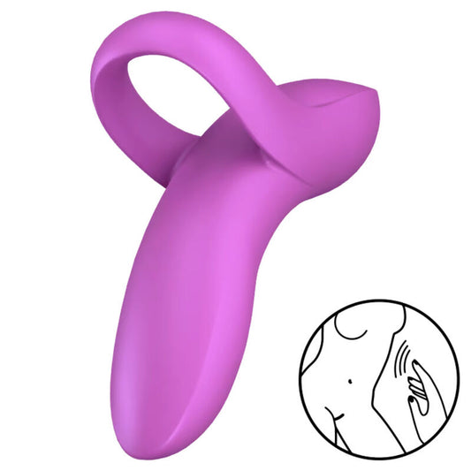SATISFYER - BOLD LOVER VIBRADOR DE DEDO BLANCO