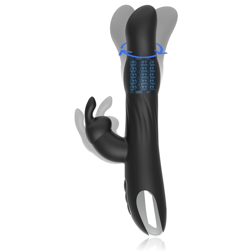 BRILLY GLAM - VIBRADOR MOEBIUS RABBIT Y ROTACIÓN COMPATIBLE CON LA TECNOLOGÍA INALÁMBRICA WATCHME