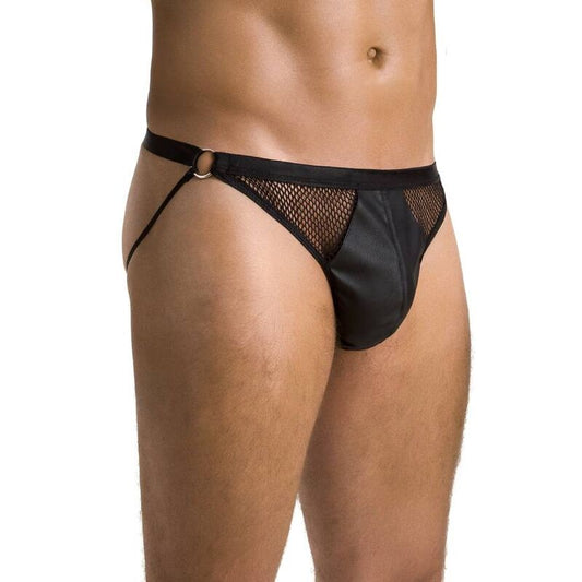 PASIÓN - 034 SLIP OPEN LUKE NEGRO L/XL