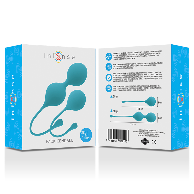 INTENSO - PAQUETE DE BOLAS KEGEL AZULES KENDALL