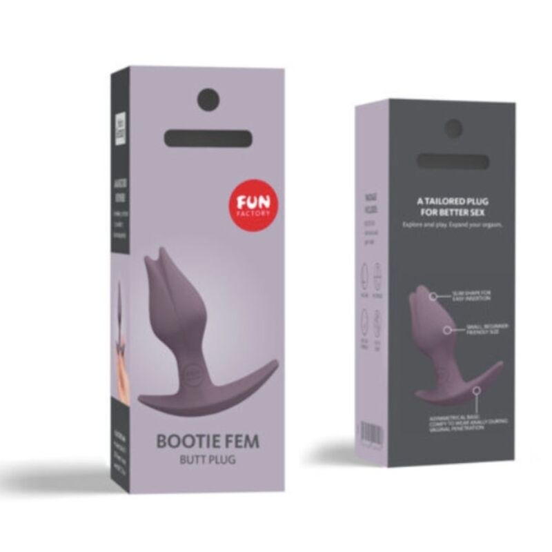 FUN FACTORY - FEMALE FEM BOOTIE BUTT ANAL PLUG DARK TAUP