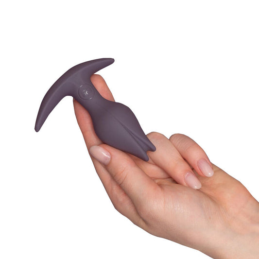 FUN FACTORY - PLUG ANAL PARA MUJER, BOTÍN, COLOR GRIS OSCURO