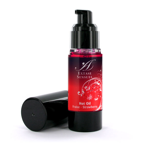 ÉXTASIS SENSUAL - ACEITE ESTIMULANTE DE CALOR DE FRESA 30 ML