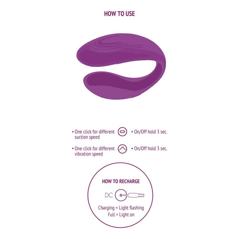 XOCOON - PURPLE BOUND LOVE COUPLES VIBRATOR