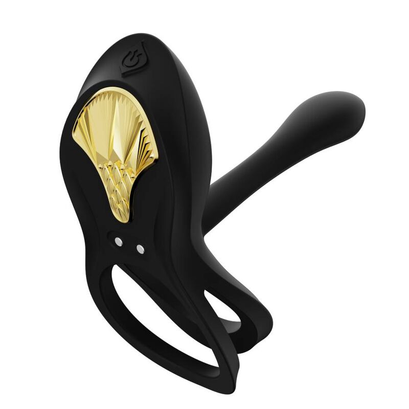 ZALO - BAYEK BLACK VIBRATING COUPLE RING