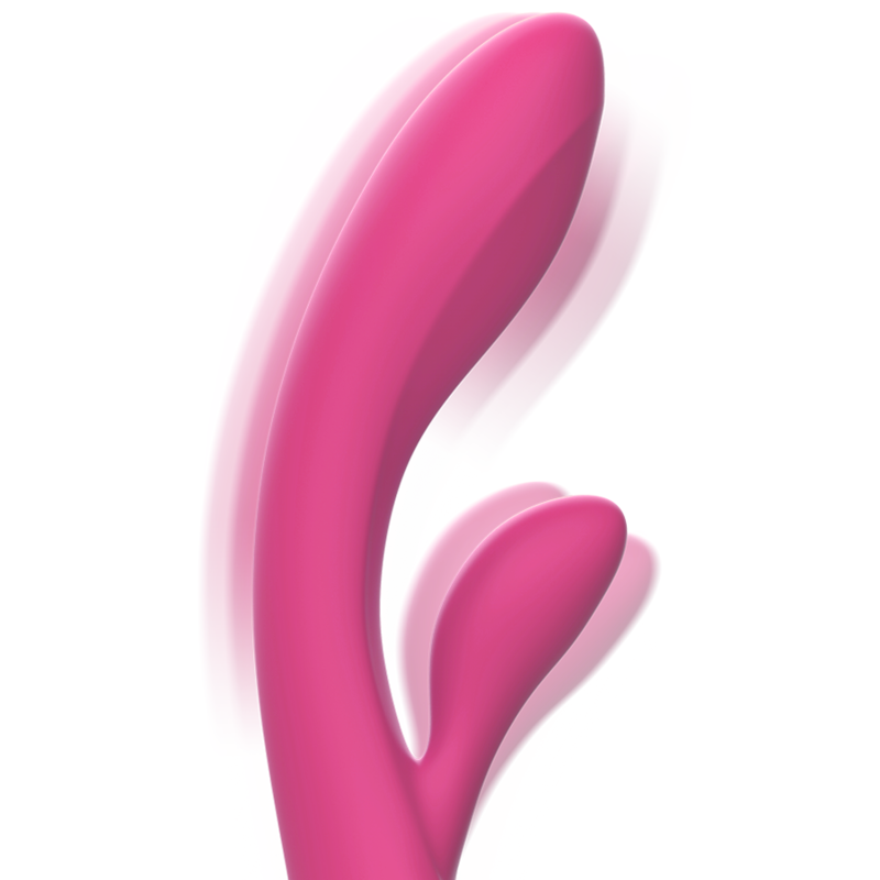 INTENSE - VIBRADOR DE SILICONA LÍQUIDA ROSA LUIGI RABBIT