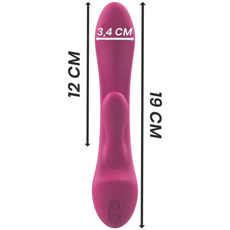 INTENSE - VIBRADOR DE SILICONA LÍQUIDA ROSA LUIGI RABBIT