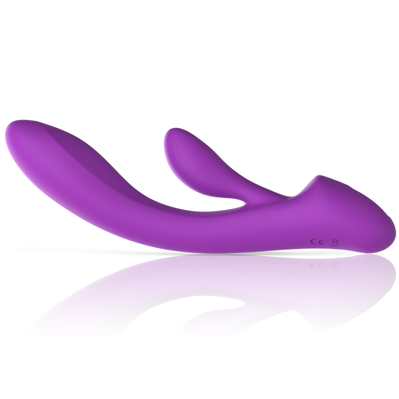 INTENSE - VIBRADOR DE SILICONA LÍQUIDA LUIGI RABBIT MORADO