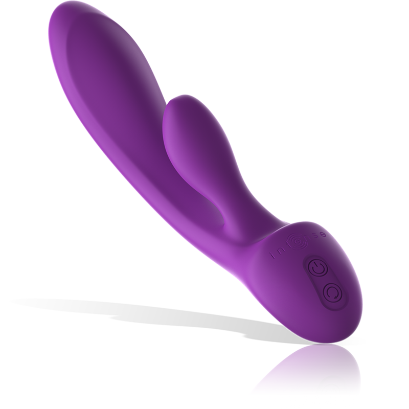 INTENSE - VIBRADOR DE SILICONA LÍQUIDA LUIGI RABBIT MORADO