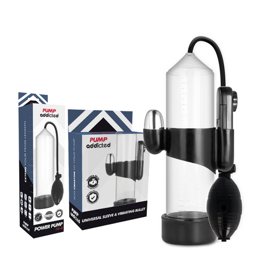 ADICTO A LA BOMBA - VIBRADOR TRANSPARENTE RX3