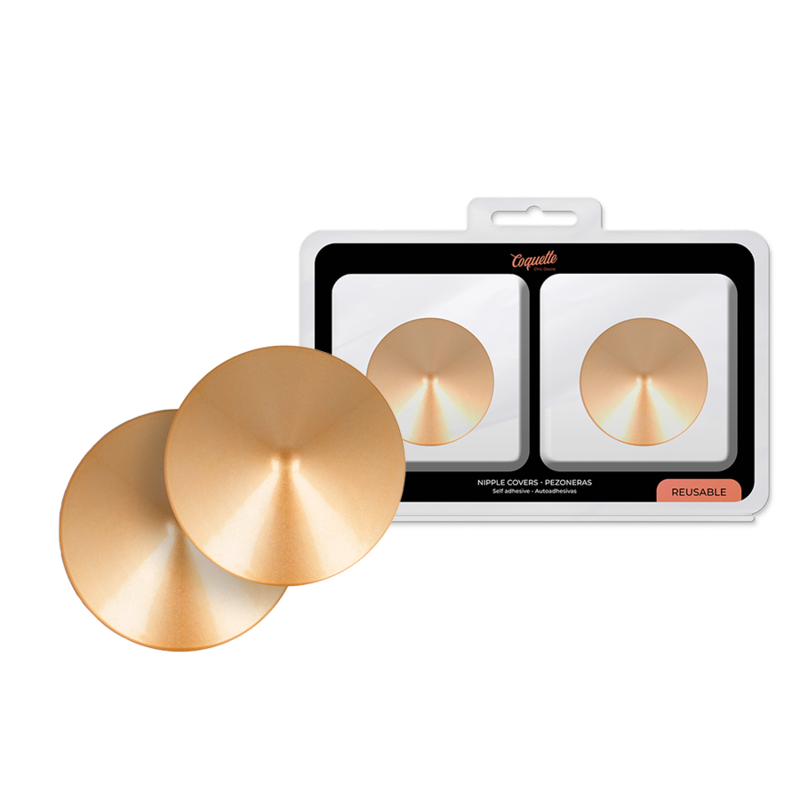 COQUETTE CHIC DESIRE - CUBREPUNTAS CÍRCULOS DORADOS