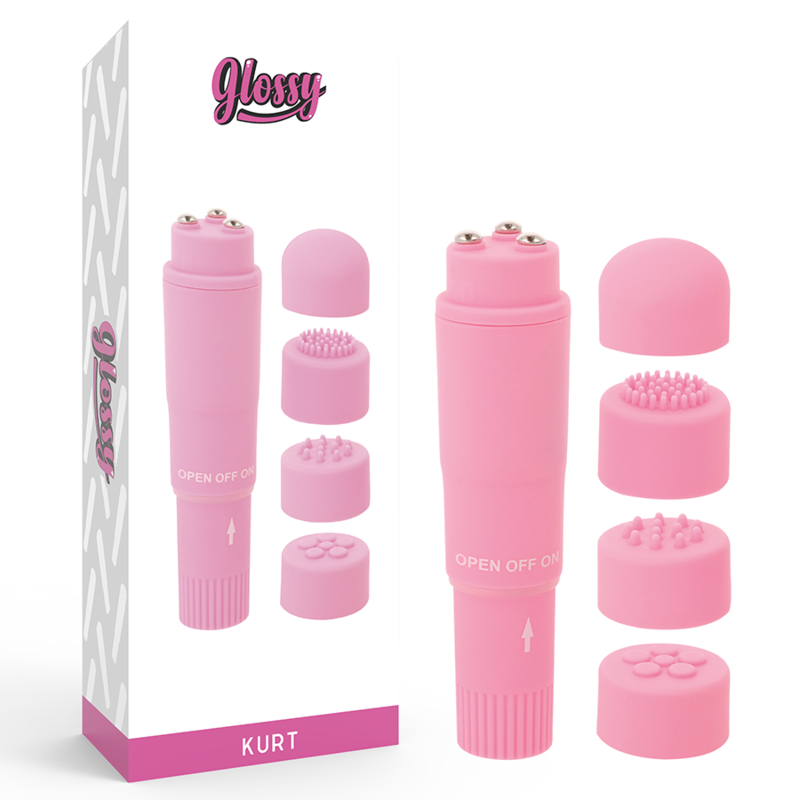 GLOSSY - MASAJEADOR DE BOLSILLO KURT PINK