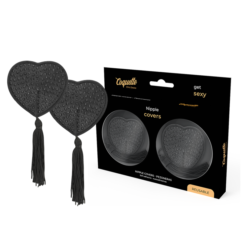 COQUETTE CHIC DESIRE - CUBREPUNTAS NEGROS