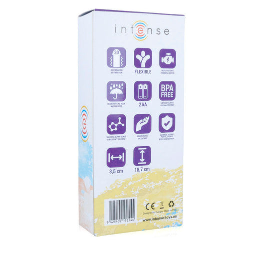 VIBRADOR LEO DE LUJO DE SILICONA LILA INTENSO