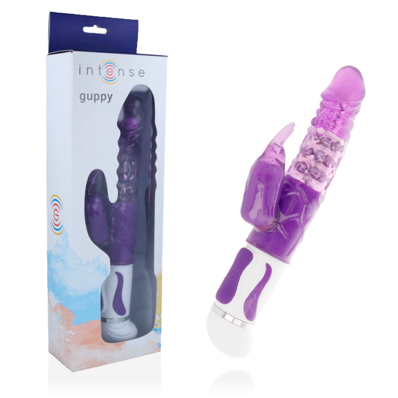 INTENSO - VIBRADOR GIRATORIO GUPPY LILA