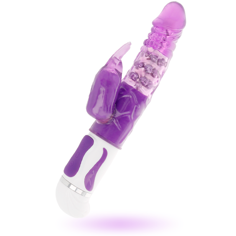 INTENSO - VIBRADOR GIRATORIO GUPPY LILA