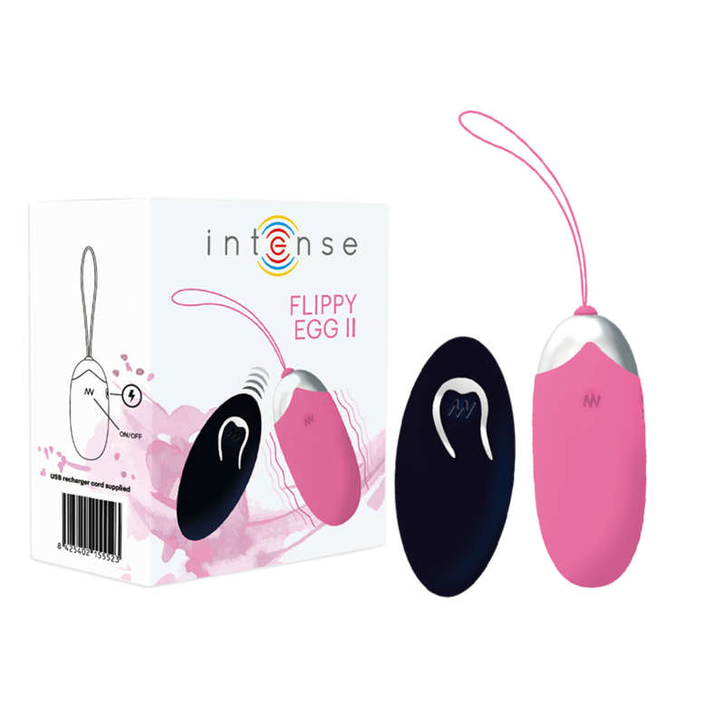 INTENSE - FLIPPY II HUEVO VIBRANTE CON CONTROL REMOTO ROSA