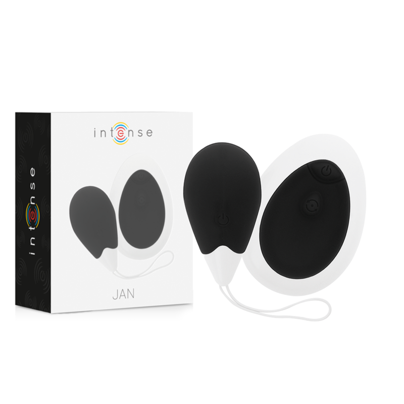 INTENSE - BLACK VIBRATING EGG REMOTE CONTROL JAN
